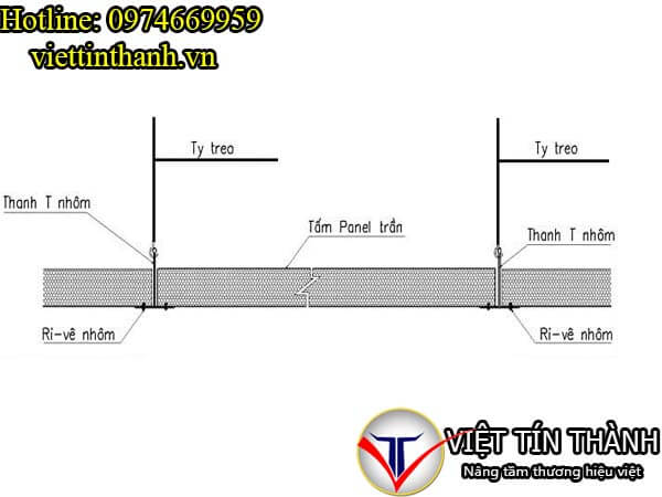 Lắp đặt trần panel eps